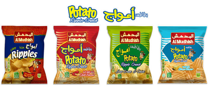 Al Mudhish Chips assorted flavors